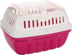 Transport cage rodent lizzie pink S - 17x23x16cm